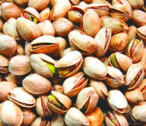 Os pistachos son froitos secos que teñen un bo efecto sobre a sudoración dos homes.