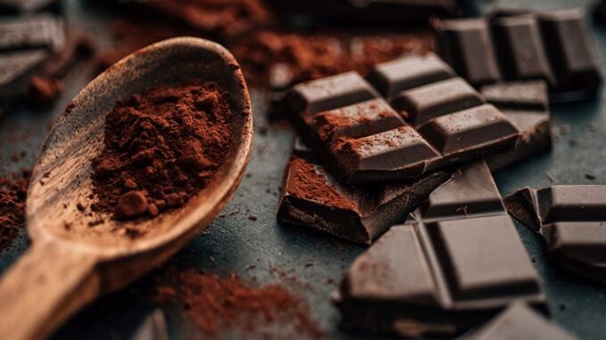 chocolate para aumentar a potencia