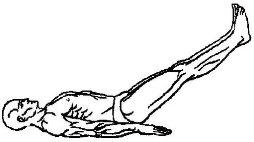 Para rexuvenecer os tecidos da próstata, debes realizar levantar as pernas detrás da cabeza. 