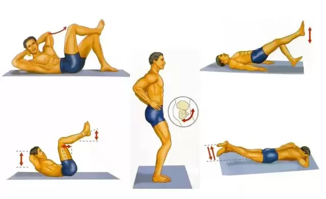 Un conxunto de exercicios físicos para aumentar a potencia en homes